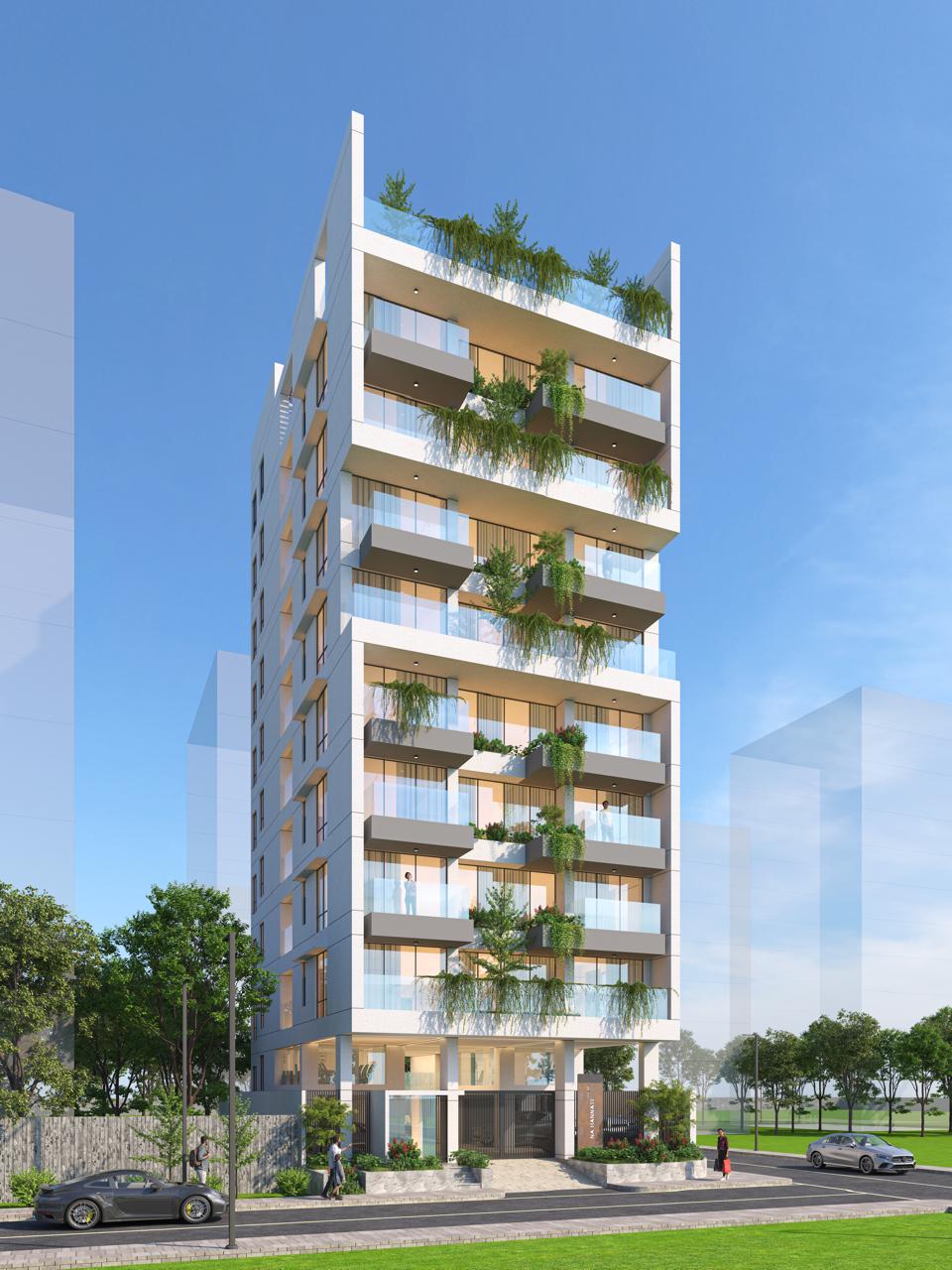 Theme Kumkum — apartment project in Plot 02, Road 4098, Sector 12, Jolshiri, Dhaka by Edge Construction & Consultancy